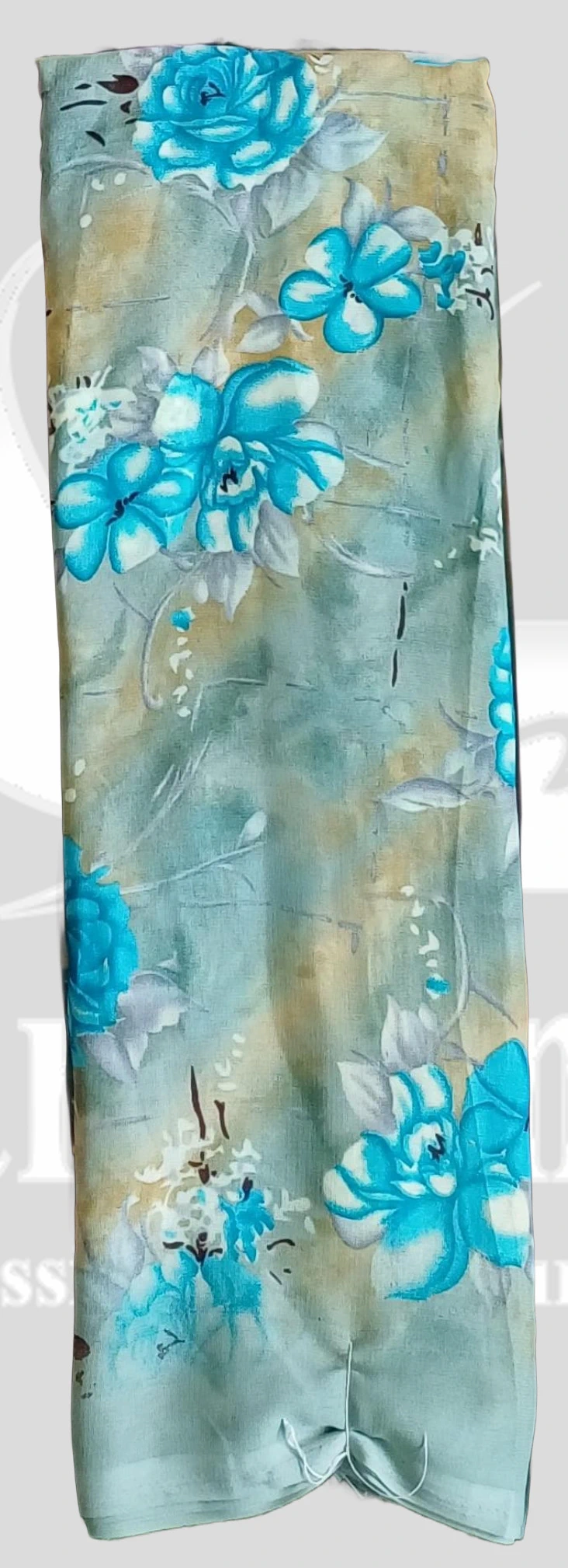 Reniyal(Heavy) Floral Printed Saree &ndash; SMARTLK1001 &ndash; Sky Blue Mix